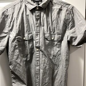 Express men short sleeve dress shirt